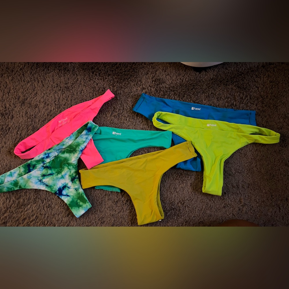 Fused Hawaii Bikini Bottoms